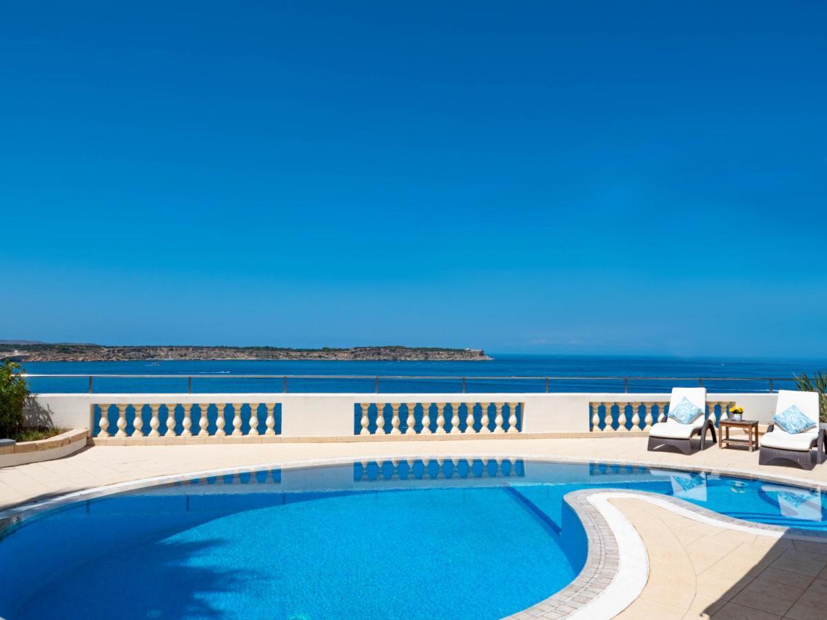 Villa Palma - Sunset Sea Views With Pool, Jacuzzi, Sauna And Games Room 멜리에하 외부 사진