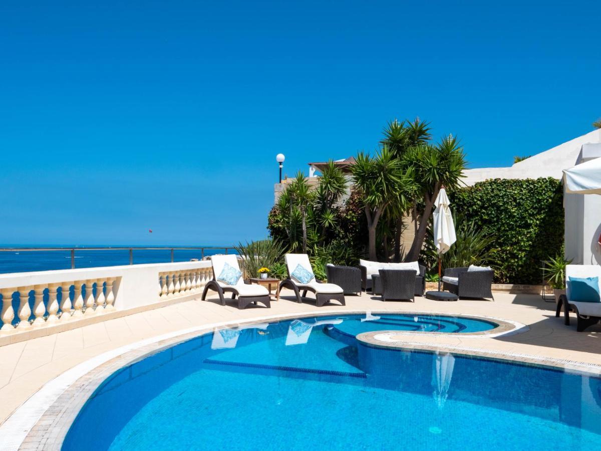 Villa Palma - Sunset Sea Views With Pool, Jacuzzi, Sauna And Games Room 멜리에하 외부 사진