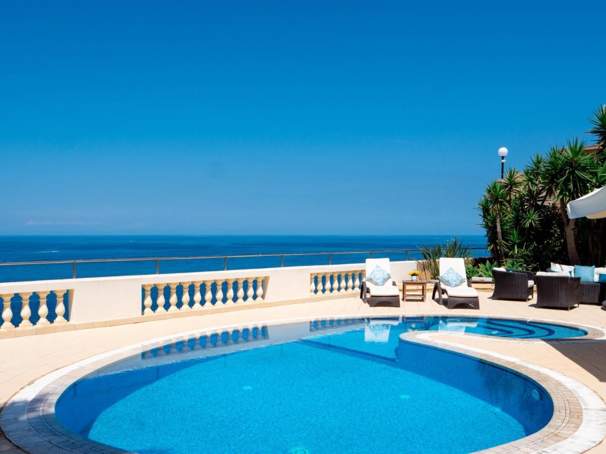 Villa Palma - Sunset Sea Views With Pool, Jacuzzi, Sauna And Games Room 멜리에하 외부 사진