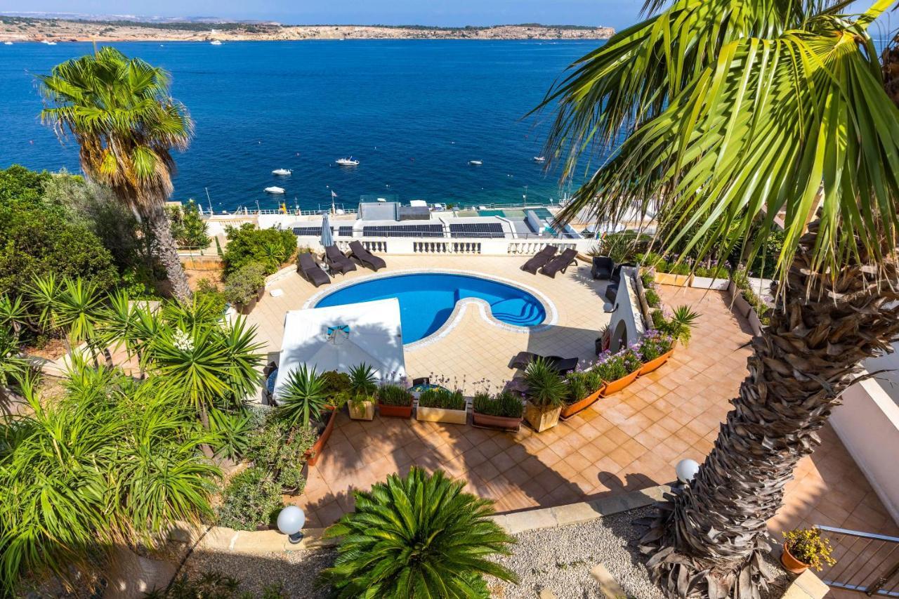 Villa Palma - Sunset Sea Views With Pool, Jacuzzi, Sauna And Games Room 멜리에하 외부 사진